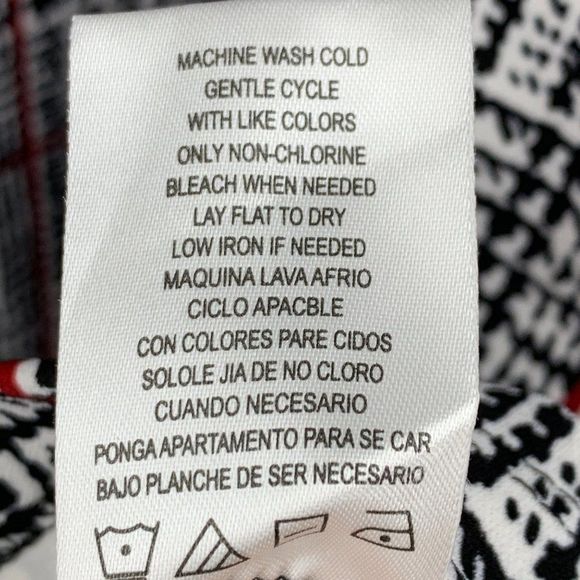 Nina Leonard Size M Bell Bubble Sleeve A-Line Dress Knit stretch Plaid 1940 EUC - Picture 8 of 9